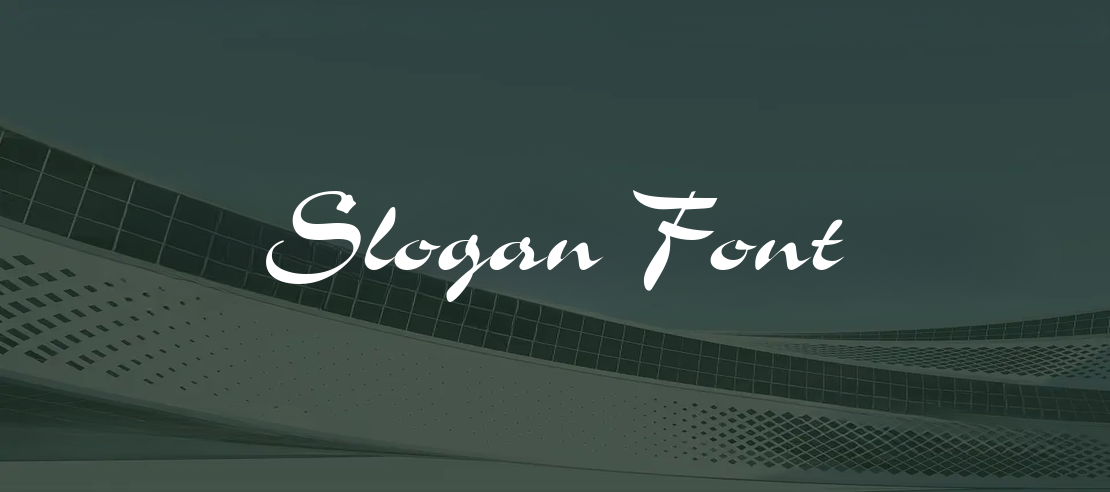 Slogan Font
