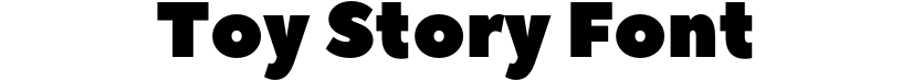 Toy Story Font
