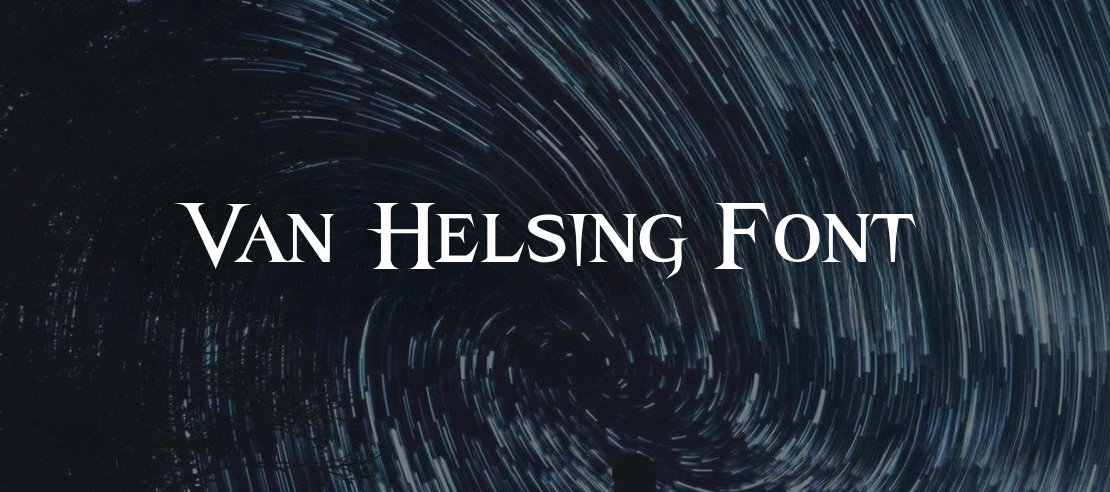 Van Helsing Font